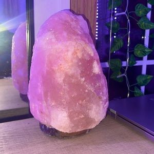 Pink Himalayan rock
